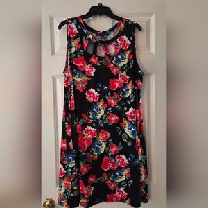 Apt. 9 Floral Mini Dress - Black, Red, Blue